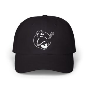 Camo Dad Cap with White Peace Hand Patch