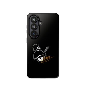 Magnetic Impact-Resistant Phone Case — Blues Guitarist Silhouette