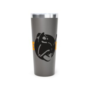 22oz Insulated Tumbler — Retro Orange 'Emerjory' Logo with Raven Graphic